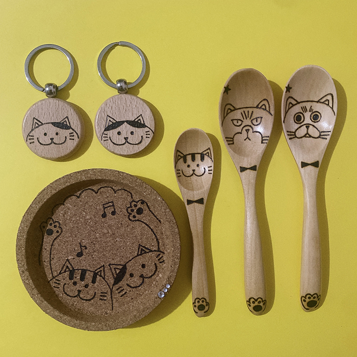 S-061】旅するウッドバーニスト yuki.a（雑貨） - ネコ市ネコ座 〜保護